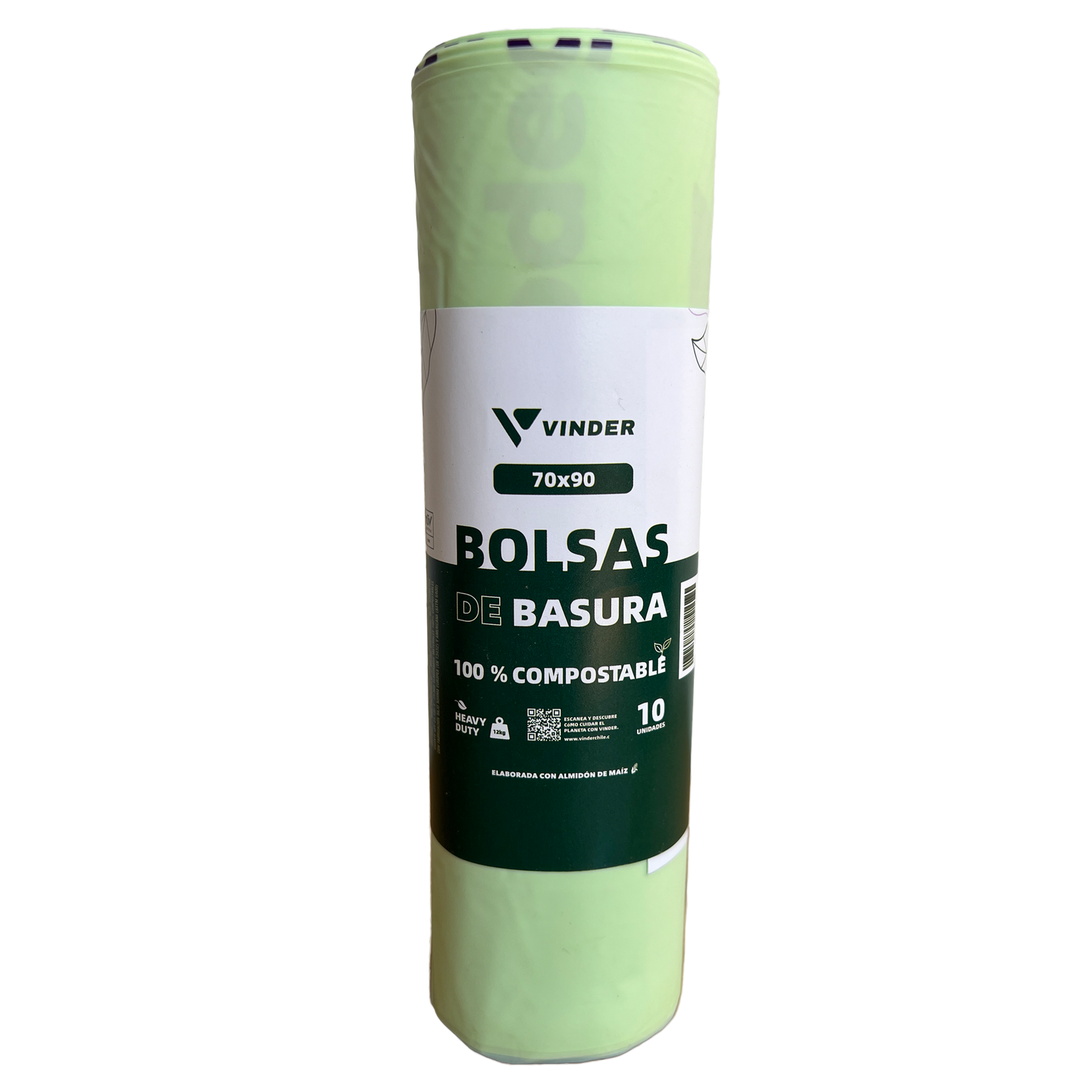 Mayorista - Bolsas de basura 70x90 compostable (disponible sólo en color verde)