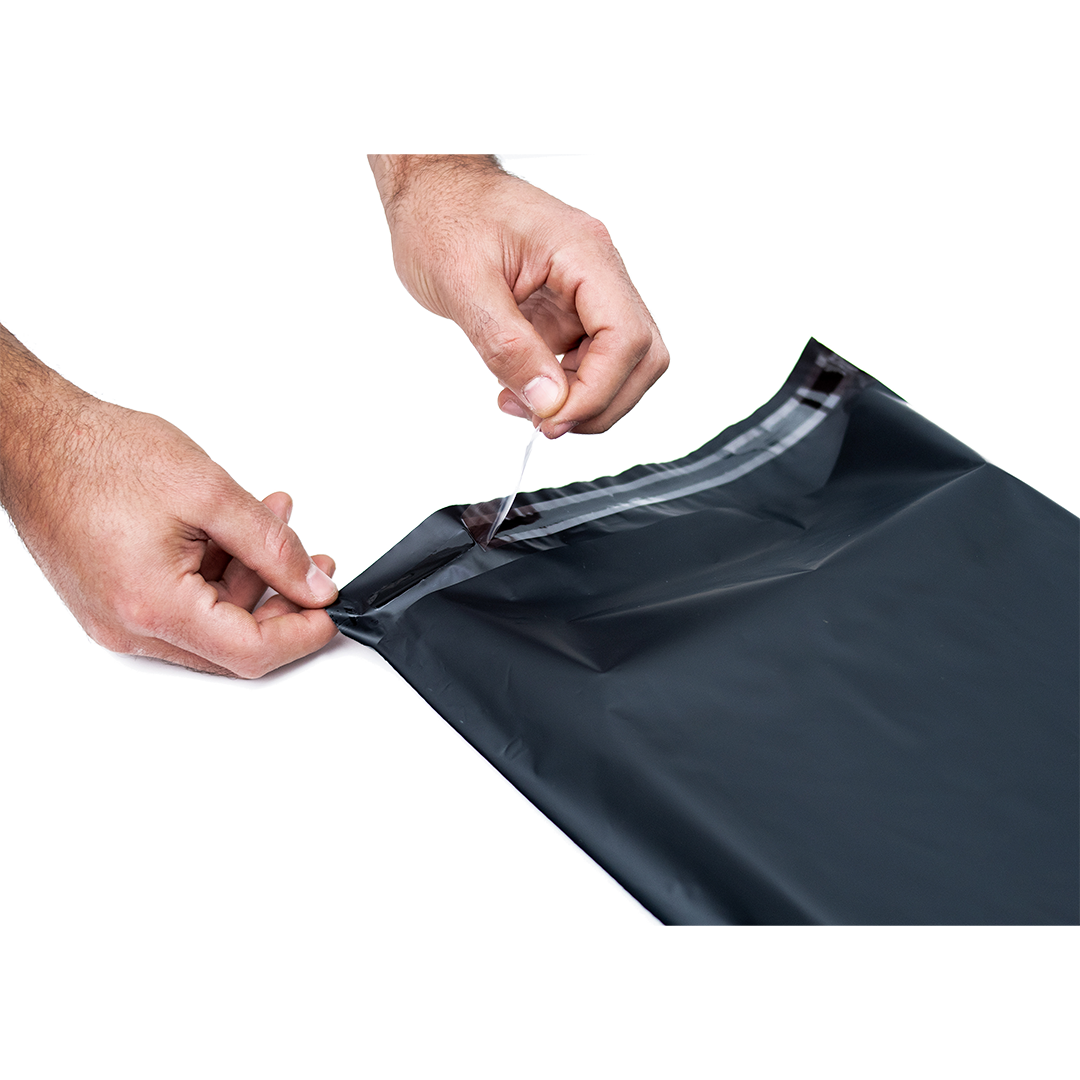 Bolsa Courier Compostable Negra 30x36