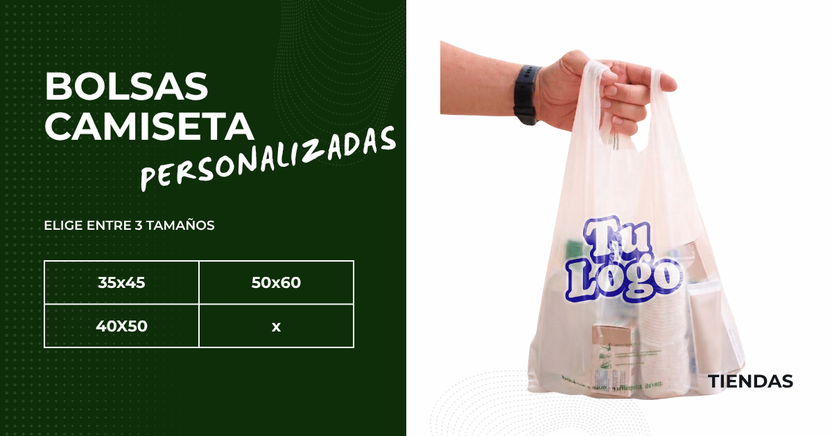 Bolsas Camiseta Compostables Personalizadas