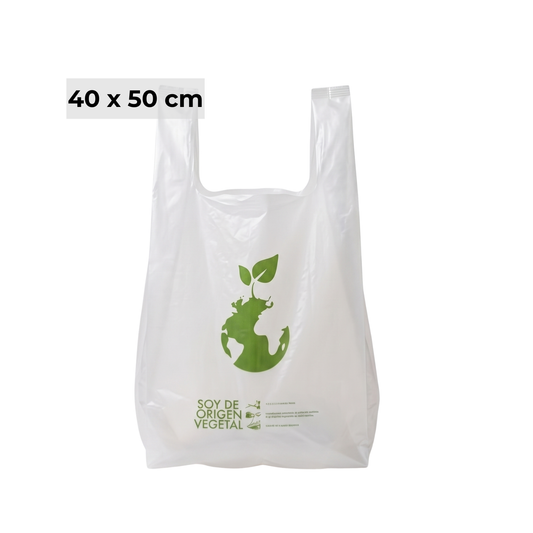 Bolsa Camiseta Compostable 40x50 al por mayor