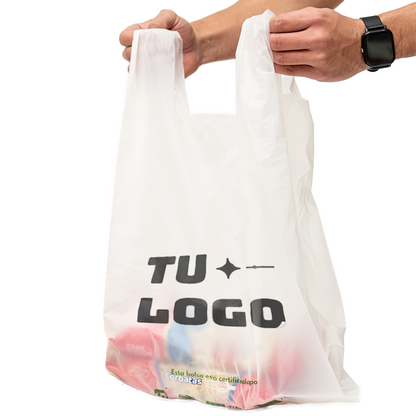 Bolsa camiseta personalizada 50x60