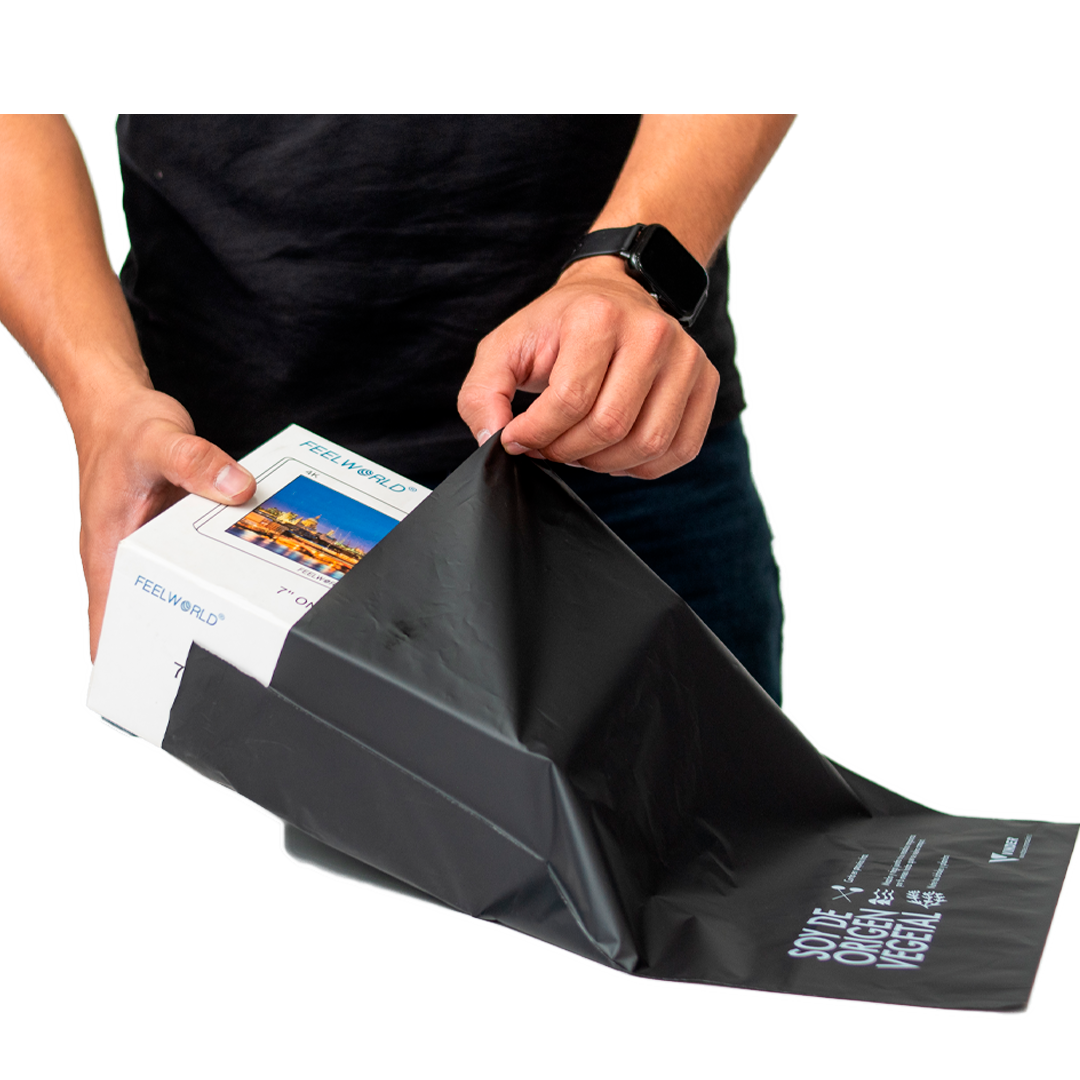 Bolsa courier genérica Negra 30x36