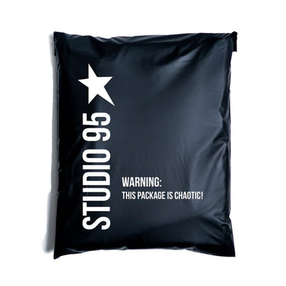 Bolsa courier personalizada Negra 50x60