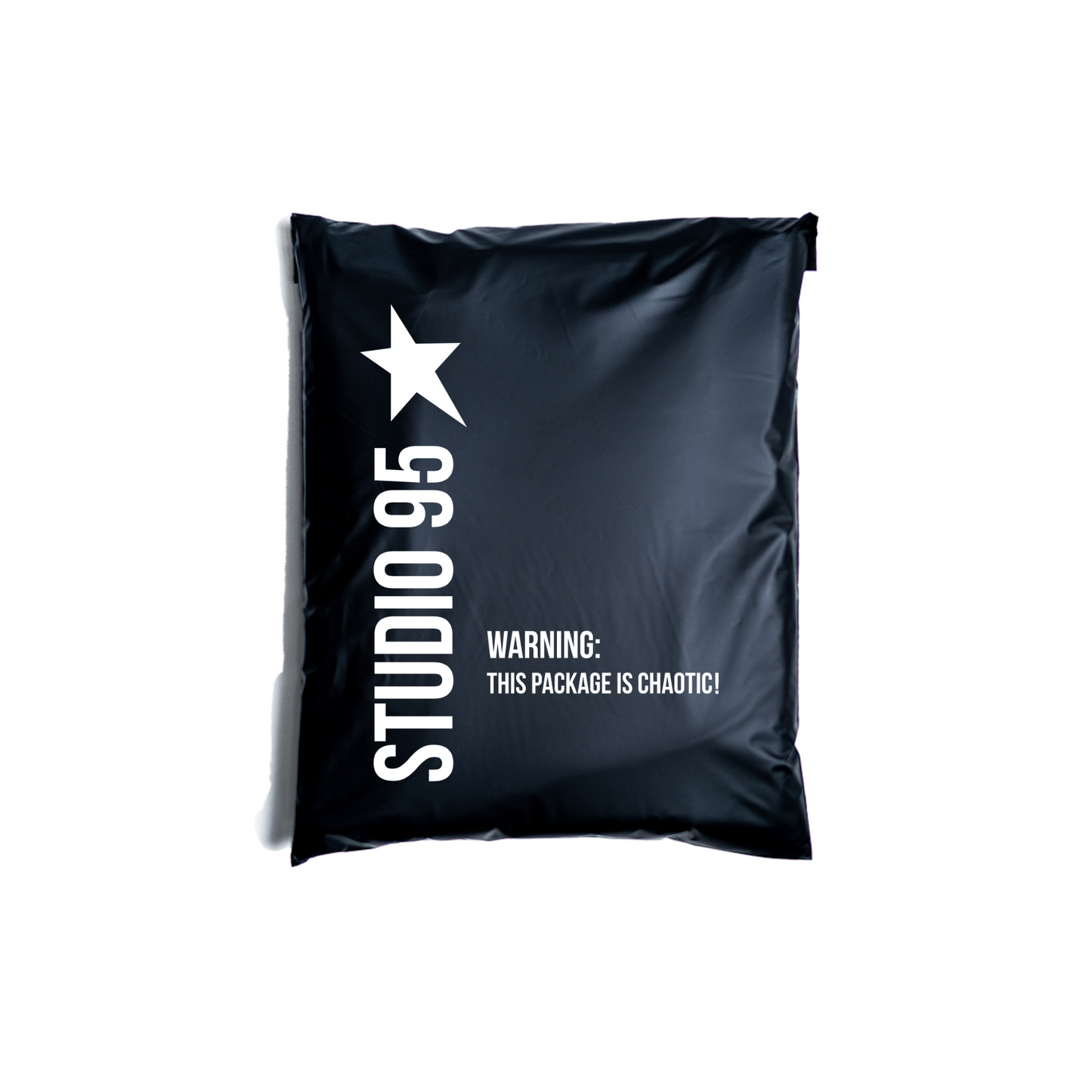 Sobre de envío negro compostable 30x36 cm con sello de seguridad y alta resistencia para despacho de pedidos Vinder Chile