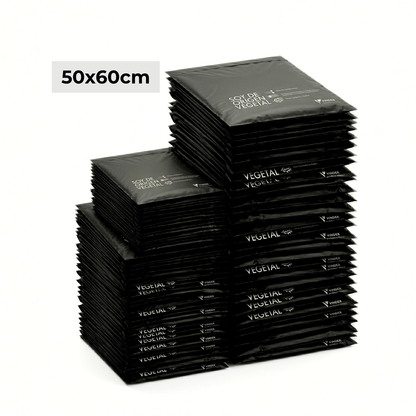 Bolsa Courier Compostable Negra 50x60 Por Mayor