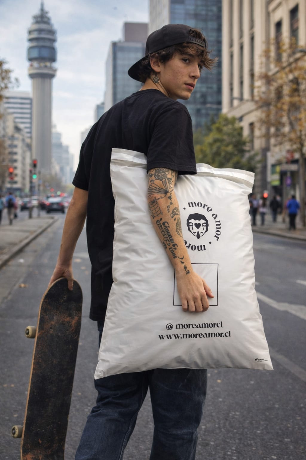 Programa de distribución de bolsas courier